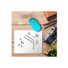 Art Hediye Voleybol Çizgi Baskılı 23x19 cm Mouse Pad