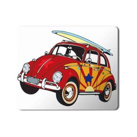 Art Hediye Volkswagen Beetle Baskılı 23x19 cm Mouse Pad