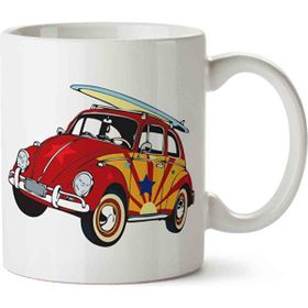 Art Hediye Volkswagen Beetle Baskılı Kupa Bardak