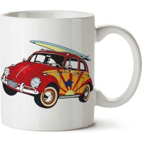 Art Hediye Volkswagen Beetle Baskılı Kupa Bardak