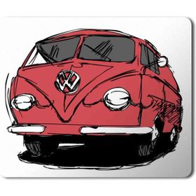 Art Hediye Volkswagen Minübüs Baskılı 23x19 cm Mouse Pad