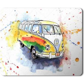 Art Hediye Volkswagen Minübüs Baskılı 23x19 cm Mouse Pad