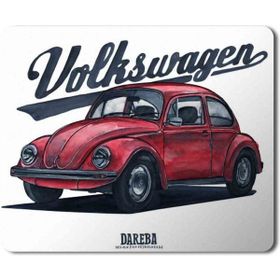 Art Hediye Volkswagen Old Beetle Baskılı 23x19 cm Mouse Pad