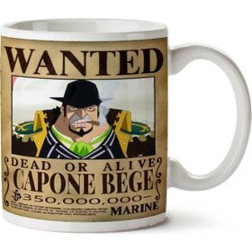 Art Hediye Wanted Capone Bege Anime Aranıyor İki Tarafı Baskılı Kupa Bardak