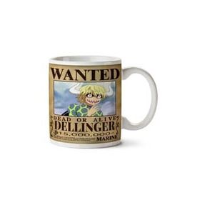 Art Hediye Wanted Dellinger Anime Aranıyor İki Tarafı Baskılı Kupa Bardak