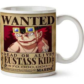 Art Hediye Wanted Eustass Kid Anime Aranıyor İki Tarafı Baskılı Kupa Bardak