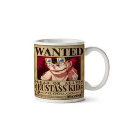 Art Hediye Wanted Eustass Kid Anime Aranıyor İki Tarafı Baskılı Kupa Bardak