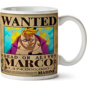 Art Hediye Wanted Marco Anime Aranıyor İki Tarafı Baskılı Kupa Bardak