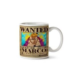 Art Hediye Wanted Marco Anime Aranıyor İki Tarafı Baskılı Kupa Bardak