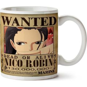 Art Hediye Wanted Nico Robin Anime Aranıyor İki Tarafı Baskılı Kupa Bardak