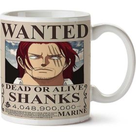 Art Hediye Wanted Shanks Anime Aranıyor İki Tarafı Baskılı Kupa Bardak