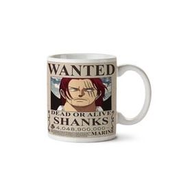 Art Hediye Wanted Shanks Anime Aranıyor İki Tarafı Baskılı Kupa Bardak