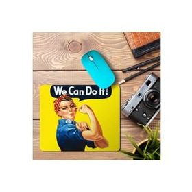 Art Hediye We Can Do It Baskılı 23x19 cm Mouse Pad