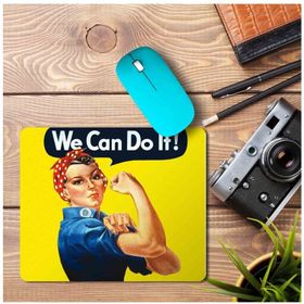 Art Hediye We Can Do It Baskılı 23x19 cm Mouse Pad