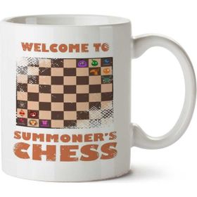 Art Hediye Welcome To Summoner's Chess İki Tarafı Baskılı Kupa Bardak