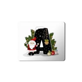 Art Hediye Yeni Yıl Merry Christmas Yılbaşı'na Özel A Harfi 23x19 cm Mouse Pad