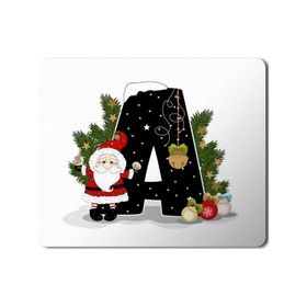 Art Hediye Yeni Yıl Merry Christmas Yılbaşı'na Özel A Harfi 23x19 cm Mouse Pad