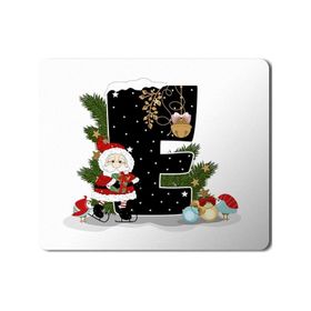 Art Hediye Yeni Yıl Merry Christmas Yılbaşı'na Özel E Harfi 23x19 cm Mouse Pad