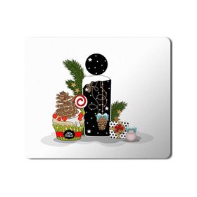 Art Hediye Yeni Yıl Merry Christmas Yılbaşı'na Özel I Harfi 23x19 cm Mouse Pad