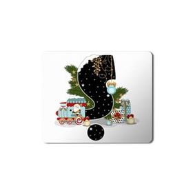 Art Hediye Yeni Yıl Merry Christmas Yılbaşı'na Özel S Harfi 23x19 cm Mouse Pad