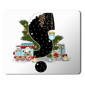 Art Hediye Yeni Yıl Merry Christmas Yılbaşı'na Özel S Harfi 23x19 cm Mouse Pad