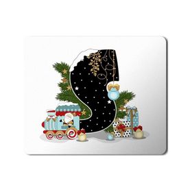 Art Hediye Yeni Yıl Merry Christmas Yılbaşı'na Özel S Harfi 23x19 cm Mouse Pad