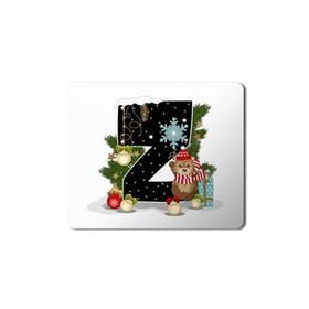 Art Hediye Yeni Yıl Merry Christmas Yılbaşı'na Özel Z Harfi 23x19 cm Mouse Pad