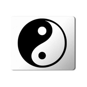 Art Hediye Ying Yang Baskılı 23x19 cm Mouse Pad