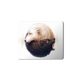 Art Hediye Ying Yang Kurt Baskılı 23x19 cm Mouse Pad