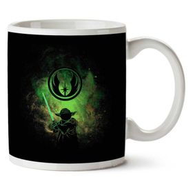 Art Hediye Yoda Art Star Wars İki Tarafı Baskılı Kupa Bardak
