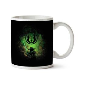 Art Hediye Yoda Art Star Wars İki Tarafı Baskılı Kupa Bardak