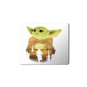 Art Hediye Yoda Baby Yoda Baskılı 23x19 cm Mouse Pad