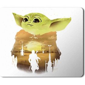 Art Hediye Yoda Baby Yoda Baskılı 23x19 cm Mouse Pad
