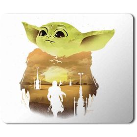 Art Hediye Yoda Baby Yoda Baskılı 23x19 cm Mouse Pad
