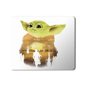 Art Hediye Yoda Baby Yoda Baskılı 23x19 cm Mouse Pad