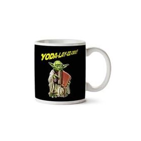 Art Hediye Yoda Lay Ee Ooo Star Wars İki Tarafı Baskılı Kupa Bardak