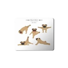 Art Hediye Yoga Dogs Yoga Yapan Köpek Baskılı 23x19 cm Mouse Pad