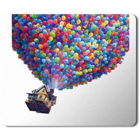 Art Hediye Yukarı Bak Up Balon 2 Baskılı 23x19 cm Mouse Pad