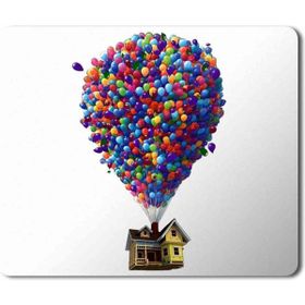 Art Hediye Yukarı Bak Up Balon Baskılı 23x19 cm Mouse Pad