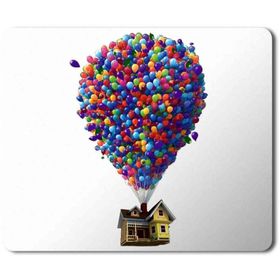 Art Hediye Yukarı Bak Up Balon Baskılı 23x19 cm Mouse Pad