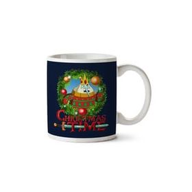 Art HediyeAdventure Christmas Time Wreath Ice King Cartoon Network Iki Tarafı Baskılı Kupa Bardak