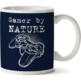 Art HediyeGamer By Nature İki Tarafı Baskılı Kupa Bardak