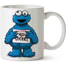 Art HediyeKurabiye Canavarı Free Cookies01 İki Tarafı Baskılı Kupa Bardak