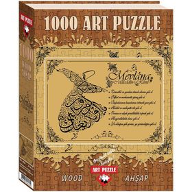 Art Hz.Mevlana 1000 Parça Ahşap Puzzle