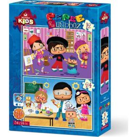 Art Kids 12+24 Parça Pepee Mesleğini Seçiyor Puzzle