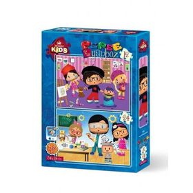 Art Kids 12+24 Parça Pepee Mesleğini Seçiyor Puzzle