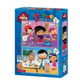Art Kids 12+24 Parça Pepee Mesleğini Seçiyor Puzzle