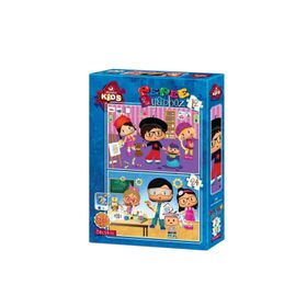 Art Kids 12+24 Parça Pepee Mesleğini Seçiyor Puzzle