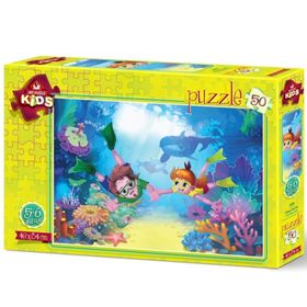 Art Kids 4499 - 50 Parça Dalgıç Çocuklar Puzzle