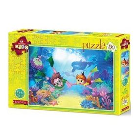 Art Kids 4499 - 50 Parça Dalgıç Çocuklar Puzzle